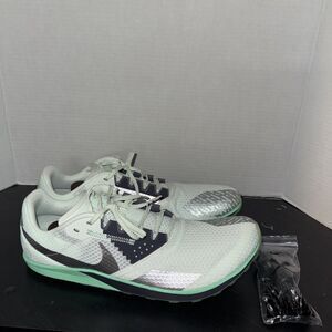Nike Men's Zoom Rival XC 6 Barely Green Metallic Silver Running DX7999-300 Sz 12